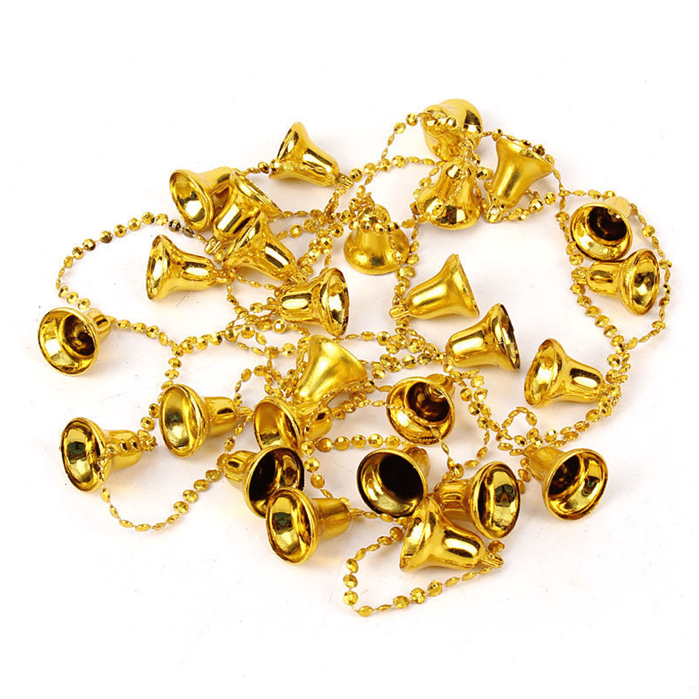 Christmas Bells Beads String Garland For Christmas, Valentine, Wedding