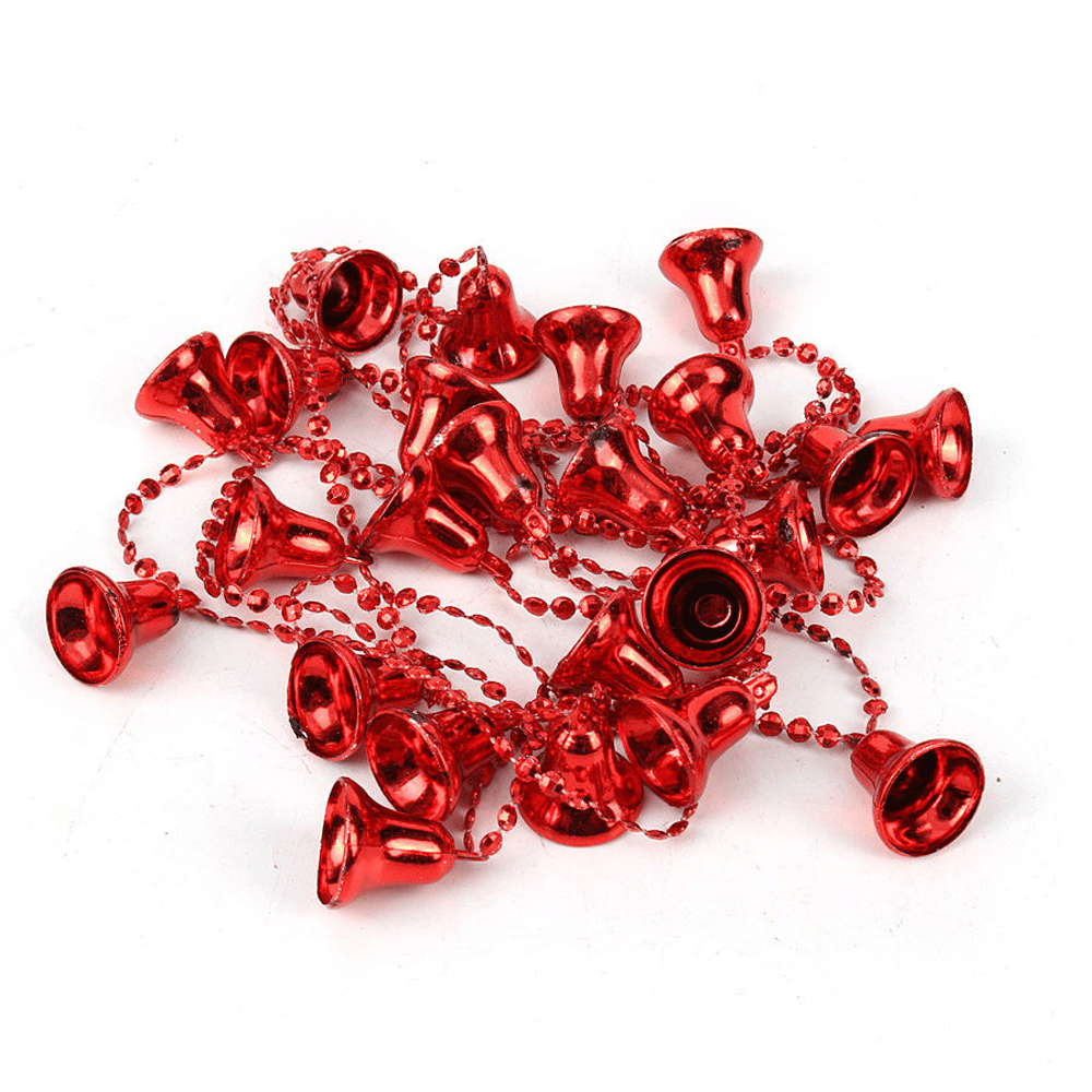 Christmas Bells Beads String Garland for Christmas, Valentine, Wedding