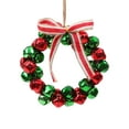 thumbnail image 1 of Christmas Bells Ornament Metal Christmas Bells Decoration For Front Door Christmas Tree Holiday Decoration, 1 of 8