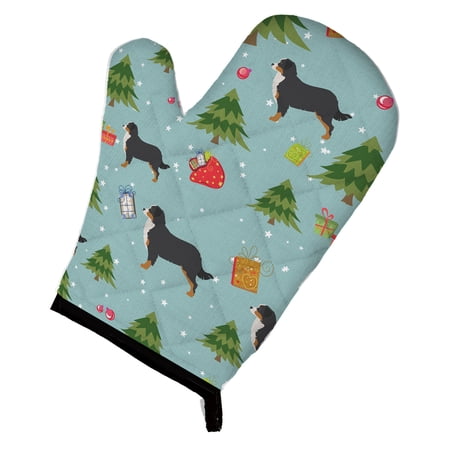 Christmas Bernese Mountain Dog Oven Mitt