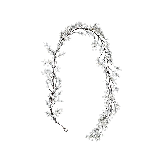 Christmas Berry Rattan Garland with Simulated Fruit Branches Holiday Decoration for Year-Round Festive Celebrations and Home Decor