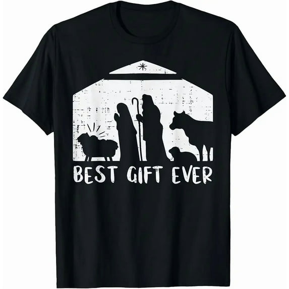 Christmas Best Gift Nativity Christian Faith Holiday Kids Unisex T-Shirt, up to size 5XL