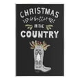thumbnail image 1 of Christmas Better In Country Phrase Holiday Graphic Art Unframed Art Print Wall Art, 1 of 6