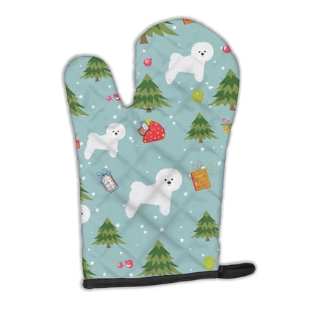 Christmas Bichon Frise Oven Mitt