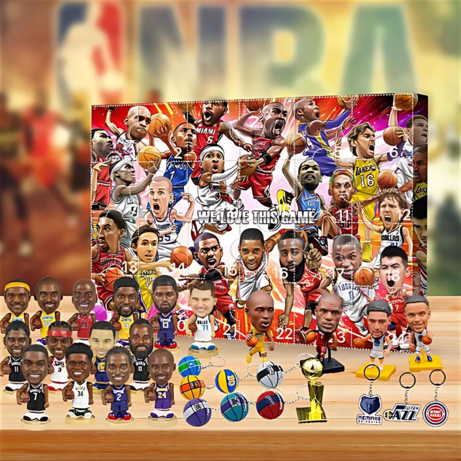 Christmas Big Deals! Basketball Advent Calendar 2024, Blind Box