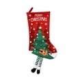 thumbnail image 1 of Christmas Big Socks Pendants，Candy Bags Scene Decoration，Christmas Tree Pendants，Children's Gifts，Christmas Scene Dressing Layout，Christmas Decoration Supplies, 1 of 4