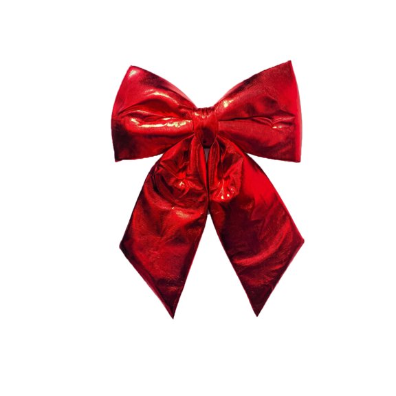 Christmas Big Tree Bow, Hand Wrapped Cloth Knot 20 Inch, Christmas Decorations Indoor Decor for Tree Wreath Gift