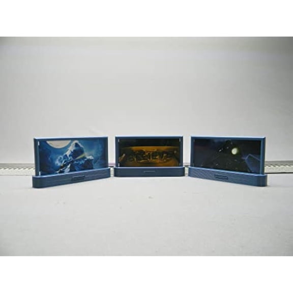 Christmas Billboard 3 Pack w/Reversible Inserts O Gauge