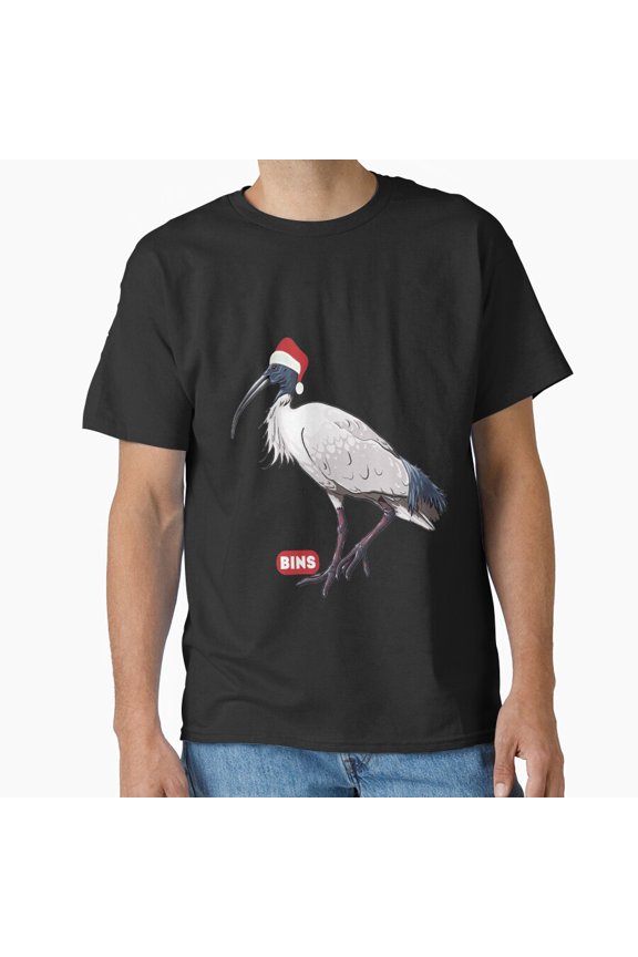 Christmas Bins Chicken Funny Holiday Animal G7803 Unisex T-Shirt, Up to Size 5XL