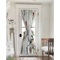 thumbnail image 1 of Christmas Bird, Blackout Curtains, French Door Curtains for Door Window, Watercolor Green Pine Tree Leaves Privacy Drapery for Patio/Sidelight Doors, 1 Panel with Tieback, 54 x 72 Inches, 1 of 6
