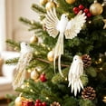 thumbnail image 1 of Christmas Bird Clip Ornaments Set Decorative Christmas Tree Birds Clip On Holiday Party Decor 9.8 x 7.08 in, 1 of 6