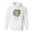 thumbnail image 1 of Christmas Bird Drawing Hoodie Women -Image by Shutterstock, Female Medium, 1 of 4