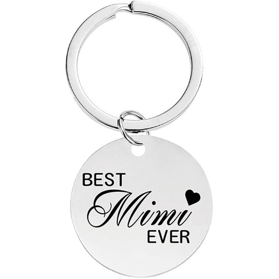 Christmas Birthday Gift for Mimi Gigi Keychain Gifts for Women Grandma Best Gigi Mimi Ever Keyring for Gigi Mimi