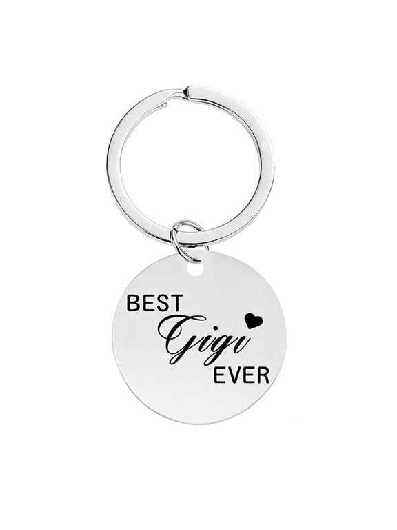 Christmas Birthday Gift for Mimi Gigi Keychain Gifts for Women Grandma Best Gigi Mimi Ever Keyring for Gigi Mimi