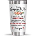 thumbnail image 1 of Christmas Birthday Gifts For Women, Her, Wife - Anniversary Tumbler Gift For Her, Couple - Wife Birthday Gift Ideas - Romantic Birthday Gifts For Her - Christmas Gifts For Wife Women 20 Oz Tumbler, 1 of 6