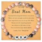 SHIQIAO SPL Christmas Birthday Gifts for Mom Mama Charm Bead Bracelet for Grandma I Love You Gifts for Aunt Long Distance Gifts for Women