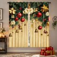 thumbnail image 1 of Christmas Blackout Curtains, 2 Panel Holiday Window Curtain Set, Light Blocking Window Drapes, Seasonal Home Window Decor, 23.6x59 inch, 1 of 6