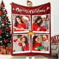 thumbnail image 1 of Christmas Blanket Customized Blankets with Photos Custom Blanket with Picture as Christmas Birthday Anniversy Gift Personalized Throw Blankets for Boyfriend Girlfriend Wife, 1 of 5