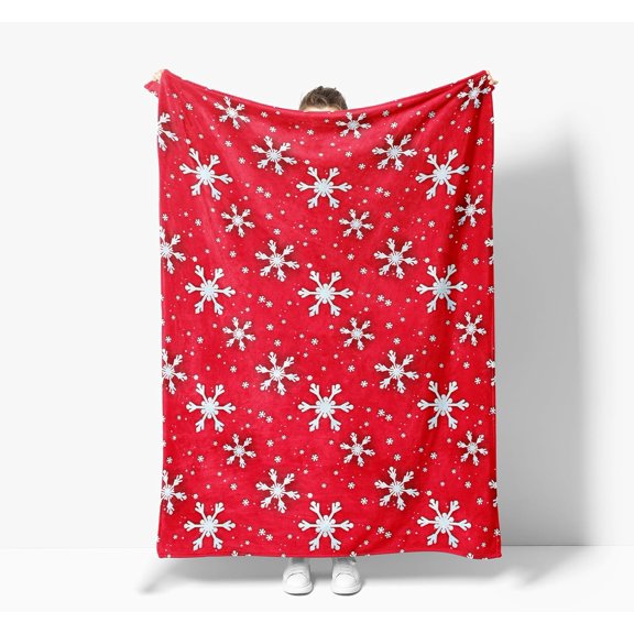 Christmas Blanket Funny Blankets for Users Men Women, Christmas Snowflake Blankets Gifts 40x30