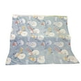 thumbnail image 1 of Christmas Blanket, Luminous Throw Blanket, Soft Glowing Snowman Elk Holiday Decor Blanket, Polyester Cozy Lightweight Warm Gift, 1 of 7