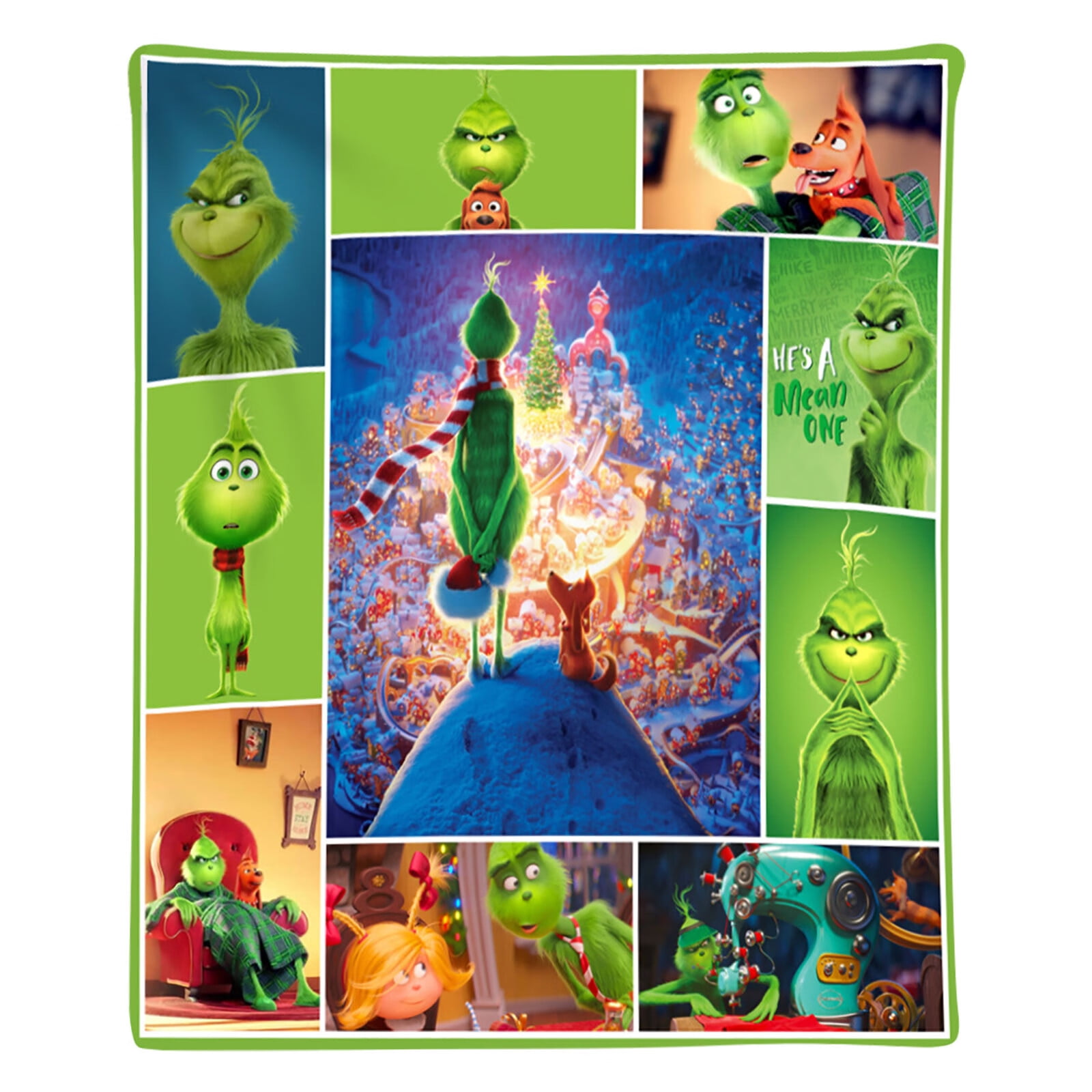 Christmas Blanket Ultra Soft Flannel Throw Blanket Warm Cozy Blanket