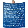 thumbnail image 1 of Christmas Blanket for Women Men Get Well Blanket Inspirational Thinking of You Gifts Breast Cancer Surgery Recovery Cancer Comfort Feel Better Gifts for Friends Throw Blanket 50x60, 1 of 6