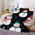 thumbnail image 1 of Christmas Blankets Soft Prints Fleece Throw Blanket for Winter Bedding Home Living Room Sofa Couch and Gift Throw Blanket Farmhouse Holiday Decor, 1 of 7