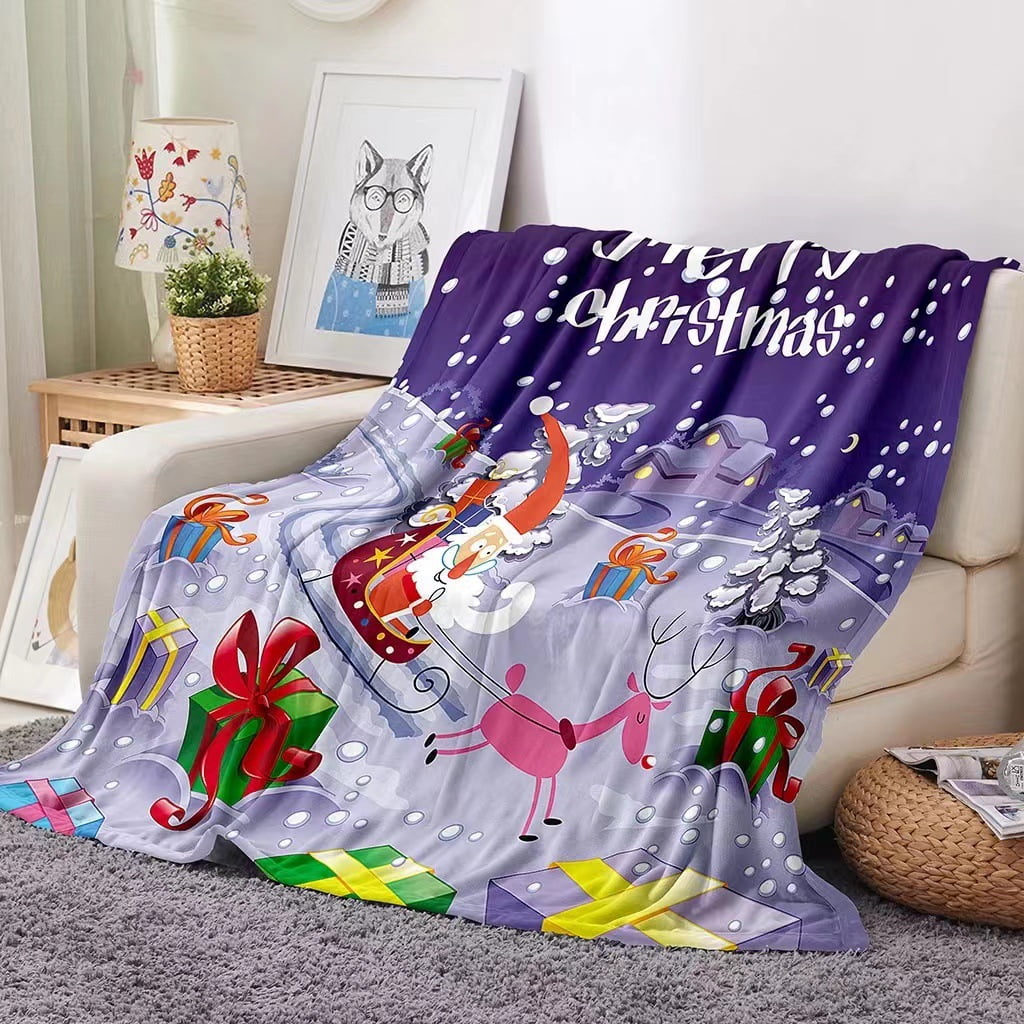 Christmas Blankets and Throws,Holiday Throw Blanket for Couch Sofa Bed