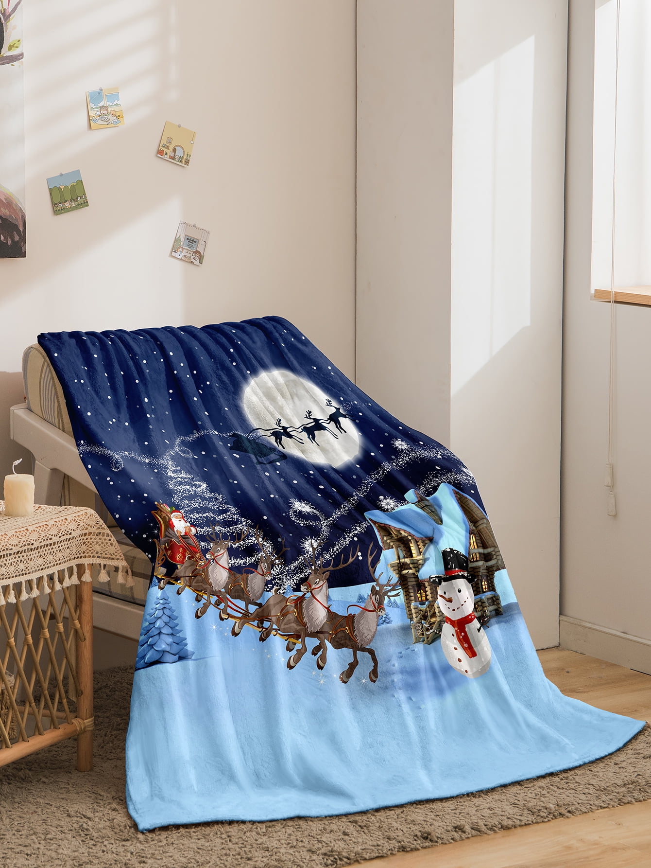 Christmas Blankets and Throws, Holiday Throw Blanket for Couch Soft