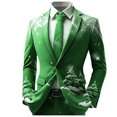 thumbnail image 1 of Christmas Blazer Men VOGUES Lapel Loose Men's Jacket Retro Versatile Simple Casual Wind Holiday Suit, 1 of 3