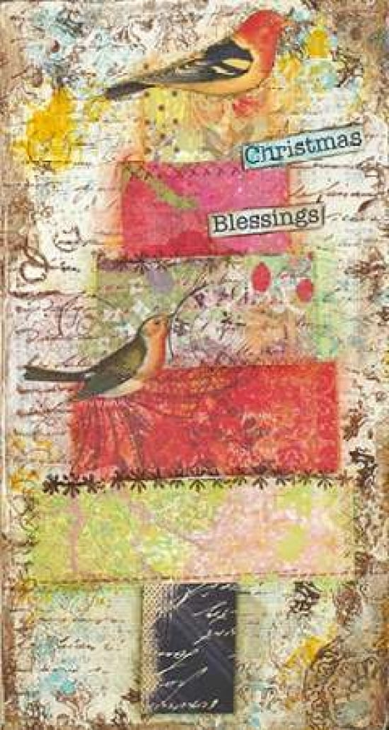 Christmas Blessings Canvas Art - Cassandra Cushman (12 x 18)