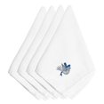 thumbnail image 1 of Christmas Blue & Silver Dove Embroidered Napkins - Blue & Silver - 20in. H x 0.1in. W x 20in. L, 1 of 1