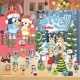 Christmas Bluey Advent Calendar 2024, Kids Holiday Bluey Advent
