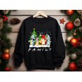 thumbnail image 1 of Christmas Bluey Bingo Family Sweatshirt, Family Christmas Shirt, Booey Christmas Sweater Christmas Family Pajamas, Light Pink Color, Size 3XL, 1 of 5