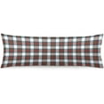 thumbnail image 1 of Christmas Body Pillow Cover 20x54 Red and White Plaid Long Pillowcase with Zipper Decorative Retro Classic Rectangle Cushion Covers,Scottish Farmhouse Pillow Case for Bedroom, 1 of 5
