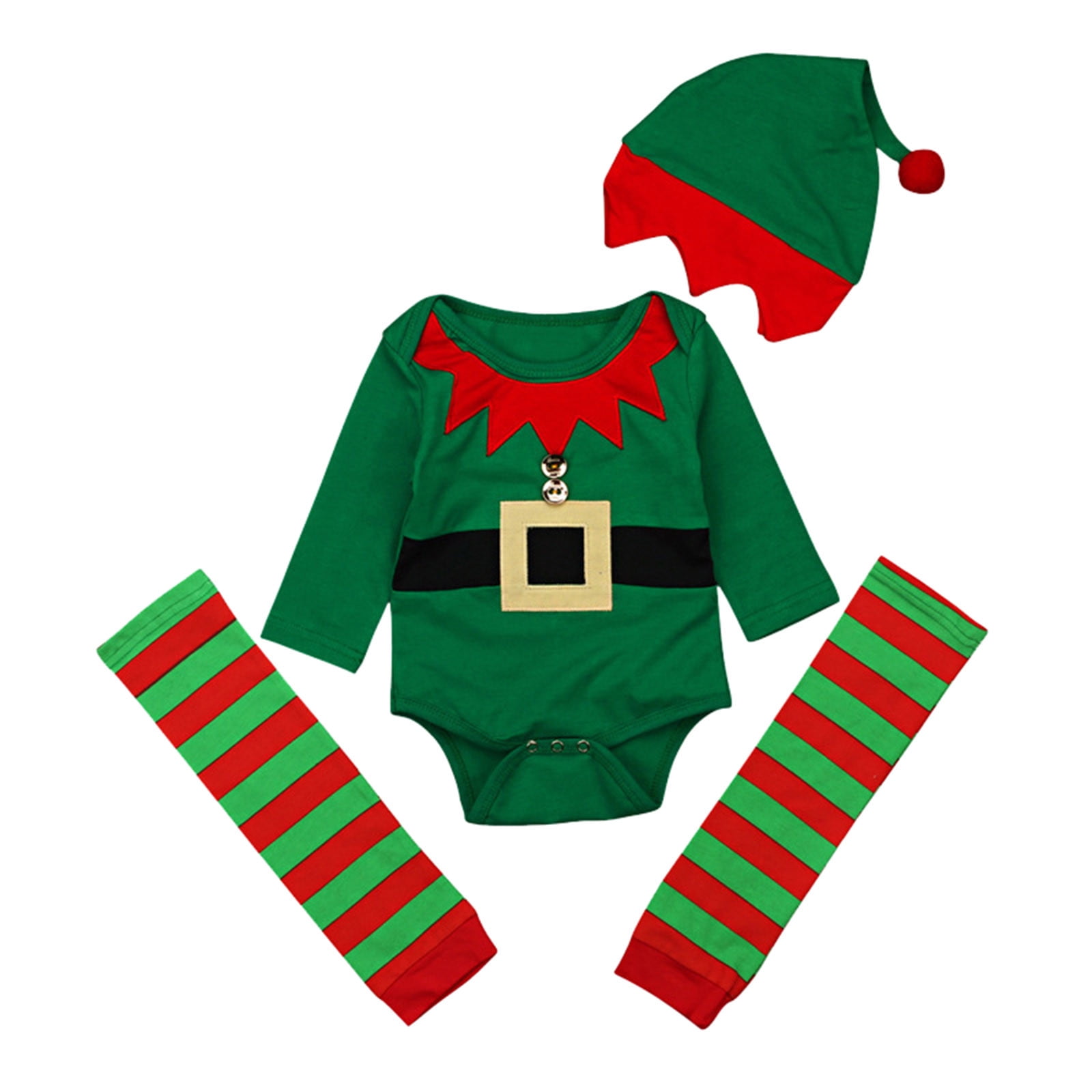 Christmas Bodysuit Holiday Party Outfit Soft Hooded Romper Jumpsuit For Baby Boys Toddler Winter Playwear