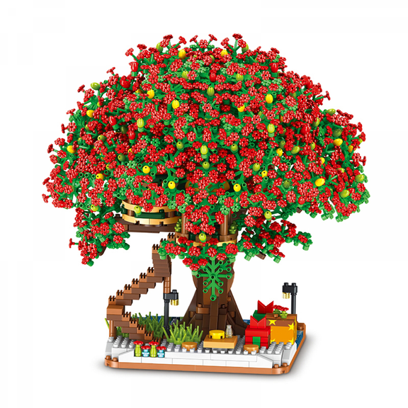 Christmas Bonsai Tree House Building Sets for Adults, 2150Pieces Mini Bricks Collectible Creative for Teens 14+