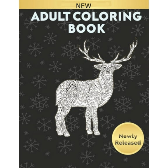 Christmas Book Adult Coloring Book, Book 1, (Paperback)