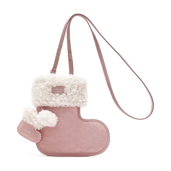 Christmas Boot Shaped Phone Pouch, Insulated & Thermal Case for Cold Weather, Festive Gift for Outdoor Activities