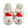 thumbnail image 1 of Christmas Booties Soft Baby Santa Winter Warm Slippers Snow Boots Crib Shoes, 1 of 7