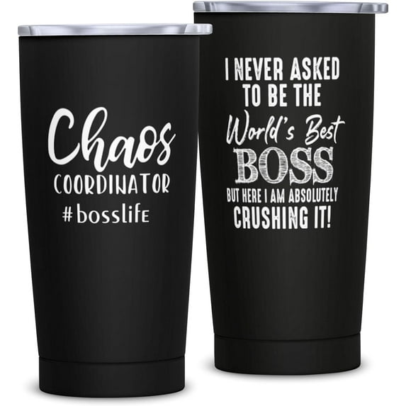 Christmas Boss Gifts for Men - Xmas Gifts for Your Male Boss - Funny Boss Gifts for Men - Best Gift for Boss Man - Cool Gifts for Bosses - Birthday Gifts for Boss - 20oz Tumbler