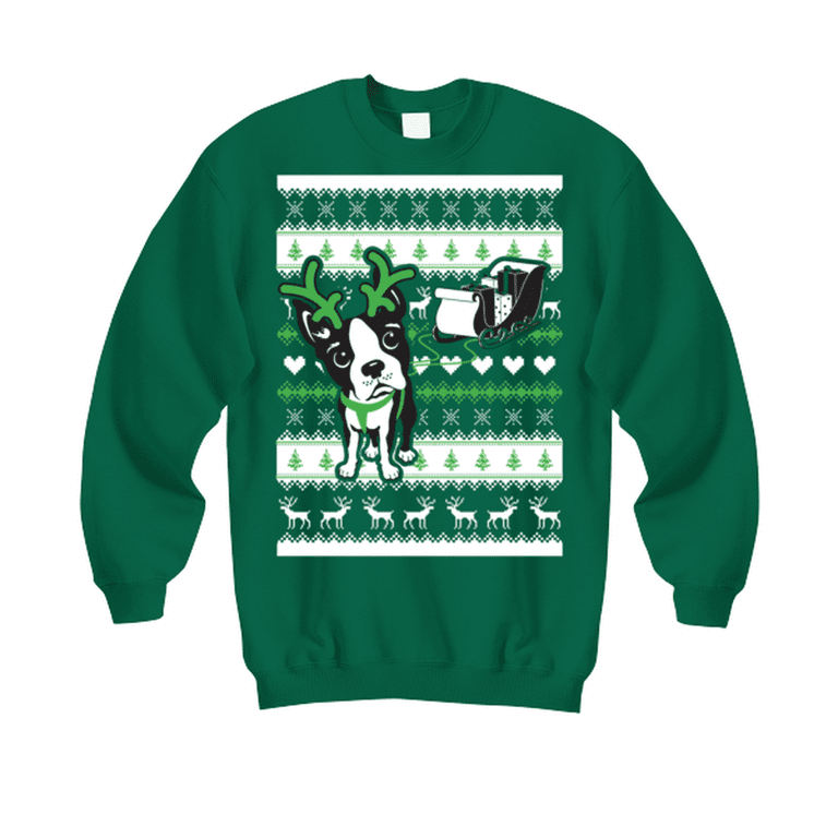 Walmart boston 2025 terrier christmas sweater