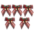 thumbnail image 1 of Christmas Bow Decoration 5 Pieces Suitable for Home Decoration Suitable for Christmas Decoration Wedding Party Bowknot Cute Mini Xmas Bowknot Ornament Tree Bow Ornament, 1 of 9