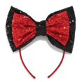 thumbnail image 1 of Christmas Bow Headbands Gold Sequins Bow Hairband Xmas Hair Band Bow Christmas Headbands Glitter Bowknot Headwear Hair Accessories for Women and Girls, 1 of 4