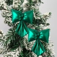 thumbnail image 1 of Christmas Bow Ornament for Holiday Decorations Christmas Tree Hanging Bows Wedding Arch Chair Back Gift Box Store Window Display Indoor Outdoor Polyester Ribbon, 1 of 6