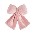 thumbnail image 1 of Christmas Bow Pinks Oversized Christmas Decoration Pendant Velvet Wedding Decoration Christmas Tree Ornament, 1 of 6
