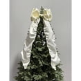 thumbnail image 1 of Christmas Bow Ribbons (Santa Hat Style) - Decorative Ribbons & Ornaments for Christmas Tree, Also Works for Office Holiday Decor, Party Backdrops & Door Hanging, Elevates Festive Atmosphere Easily, 1 of 4