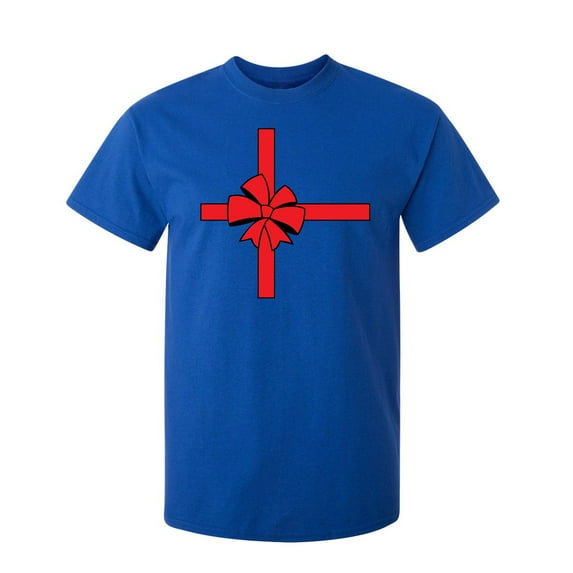 Christmas Bow Sarcastic Humor Graphic Novelty Funny Youth T Shirt