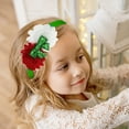 thumbnail image 1 of Christmas Bow Stretch Elastic Headband for Children and Babies Festive Holiday Hair Accessory, 1 of 3
