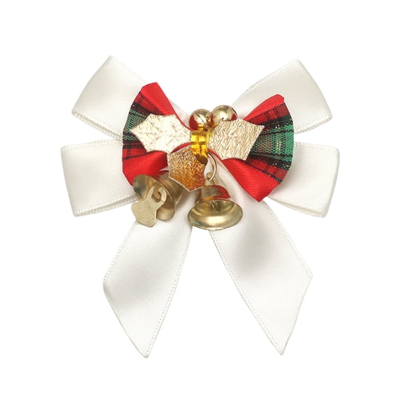 Christmas Bowknot Ornament – Mini Decorative Holiday Bow for Tree, Wreath, Garland, Gift Wrapping – Hanging Decoration
